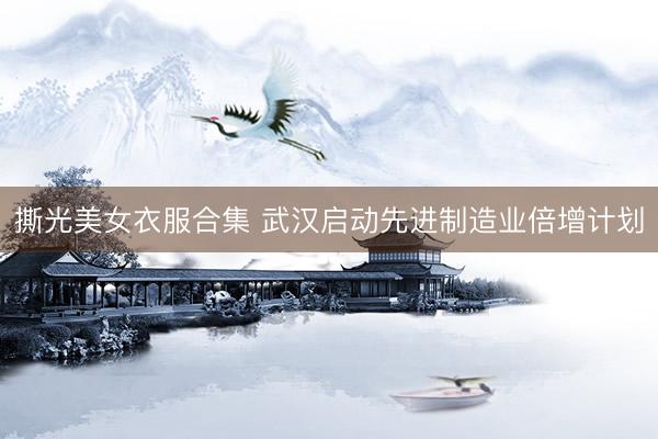 撕光美女衣服合集 武汉启动先进制造业倍增计划