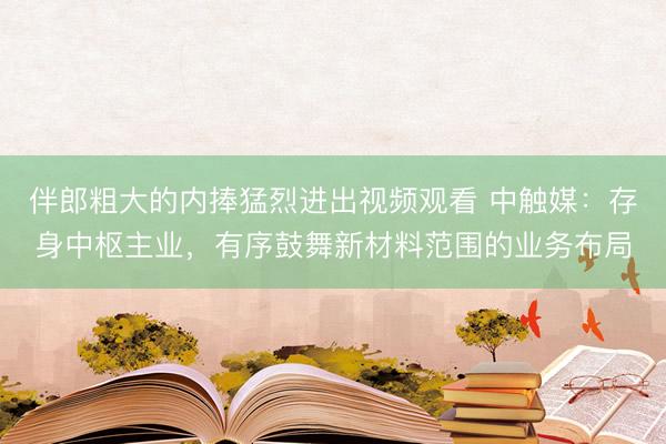 伴郎粗大的内捧猛烈进出视频观看 中触媒：存身中枢主业，有序鼓舞新材料范围的业务布局